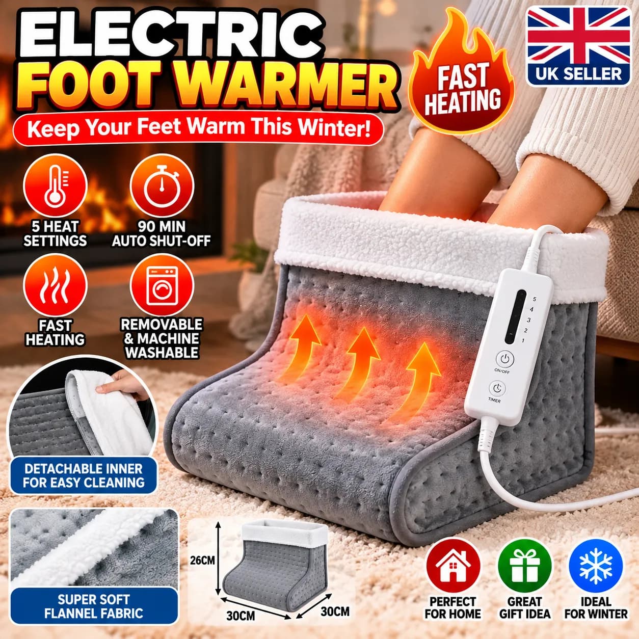 Electric Heated Foot Warmer